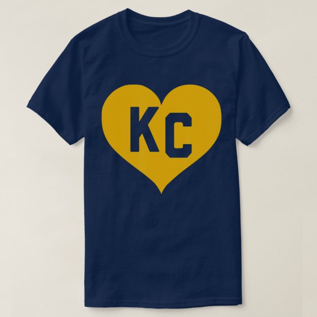 Niedlich I Liebe Kansas City Heart KC T-Shirt (Design vorne)