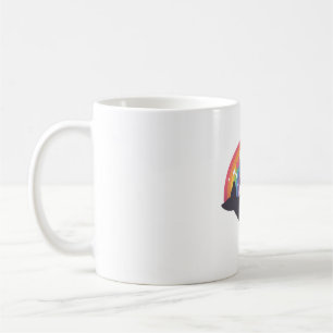 Niedlich I Liebe Orcas Rainbow Kaffeetasse