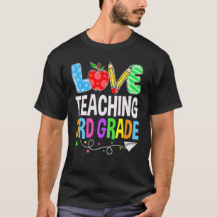 Niedlich I Liebe Unterricht 3. Klasse Beste Stufe T-Shirt