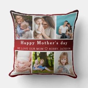 Niedlich I LIEBE YOU MAMA Happy Mother Day Foto Co Kissen