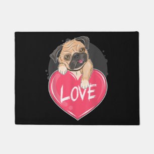 Niedlich I Steal Hearts Mops   Valentine Day Gift Fußmatte