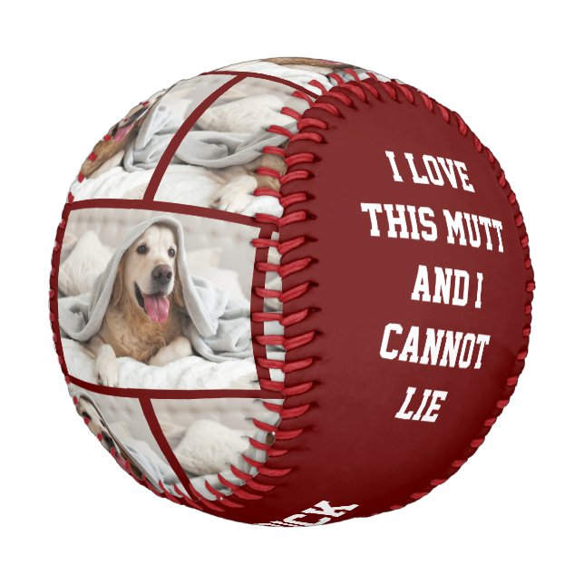 Niedlich ICH LIEBE DIESEN MUTTER | Personalisierte Baseball (Schrägansicht)