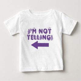 Niedlich "Ich sage nicht!" Baby T - Shirt