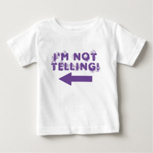 Niedlich "Ich sage nicht!" Baby T - Shirt