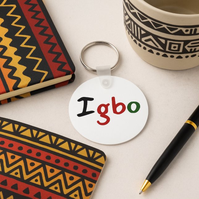 Niedlich Igbo Graphic Schlüsselanhänger (Von Creator hochgeladen)