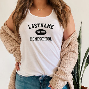 Niedlich Ihr Name Personalisierte Homeschool-Mama Tank Top