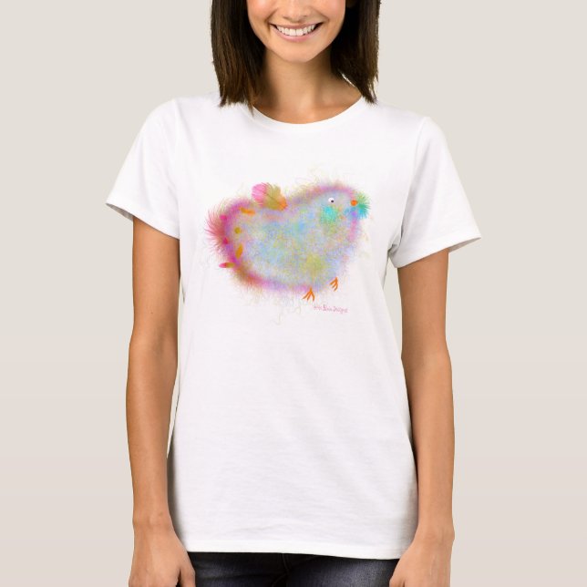 Niedlich Illustration fine Jersey Long Sleeve T -  T-Shirt (Vorderseite)