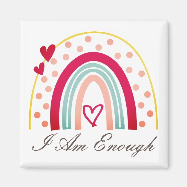 Niedlich Inspirierend Bejahung Magnet (Vorne)