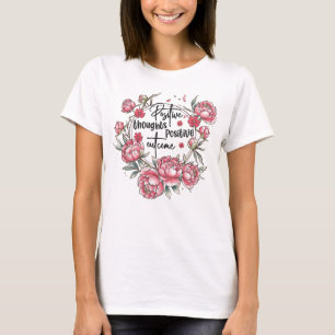 Niedlich inspirierende positive Gedanken T - Shirt