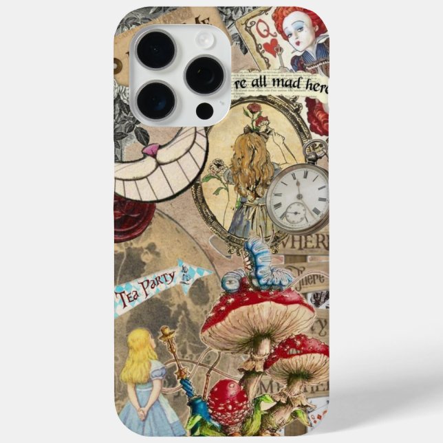 Niedlich Inspiriert durch Alice im Wunderland Case-Mate iPhone Hülle (Rückseite)