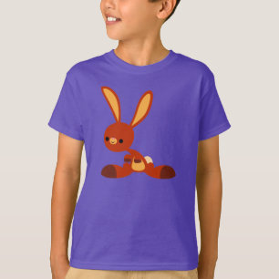 Niedlich interessierte Cartoon Rabbit Children T - T-Shirt