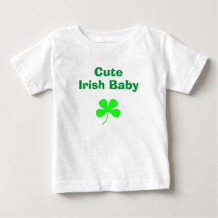 Niedlich Irish Green Kleeblatt St Patricks Day Baby T-shirt