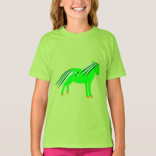 Niedlich Irish Green und Gold Unicorn T-Shirt