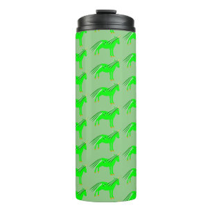 Niedlich Irish Green und Gold Unicorn Thermosbecher