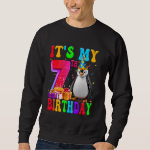 Niedlich ist mein 7. Geburtstag 7 Jahre alter Ping Sweatshirt