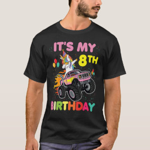Niedlich ist mein 8. Geburtstag, ich bin acht Einh T-Shirt