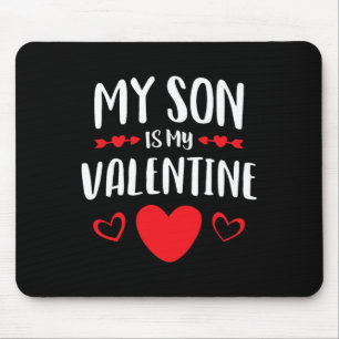 Niedlich ist mein Sohn mein Valentinin Mama Vater  Mousepad