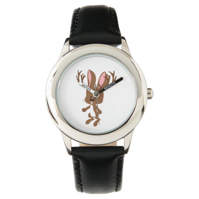Niedlich Jackalope Armbanduhr (Vorderseite)