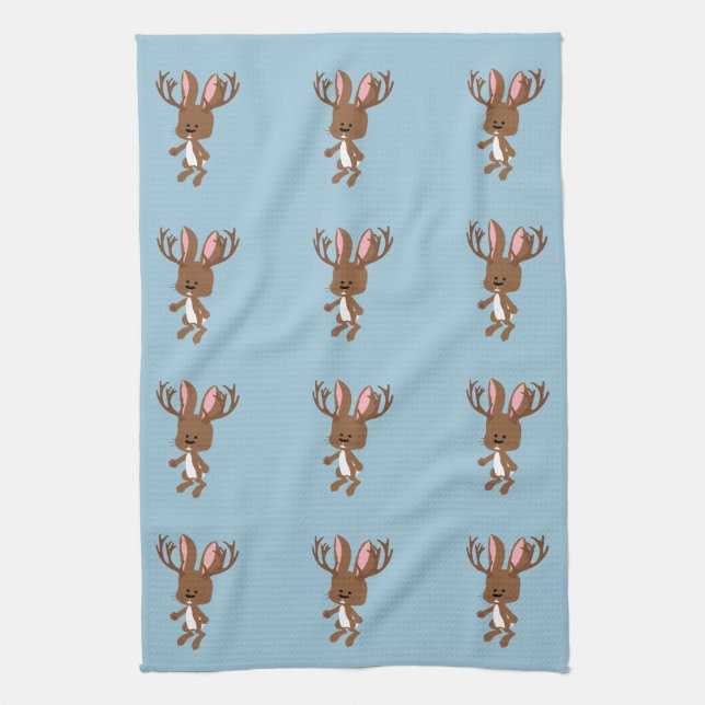 Niedlich Jackalope Küchentuch (Vertikal)
