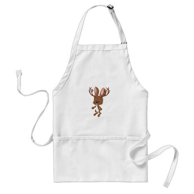 Niedlich Jackalope Schürze (Vorne)