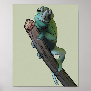 Niedlich Jackson's Chameleon Poster