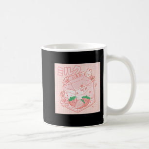 Niedlich Japanisch Kawaii Anime Ästhetik Pink Stra Kaffeetasse