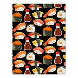 Niedlich Japanisch Sushi Poster