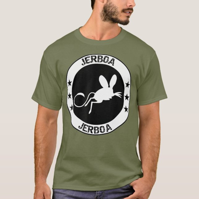 Niedlich Jerboa - Maus Hamster Sand Rat Mini T-Shirt (Vorderseite)