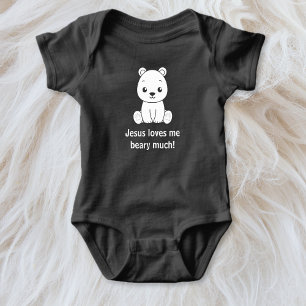Niedlich Jesus Lieben Ich bin Christlich Baby Strampler