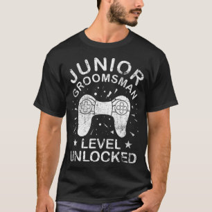 Niedlich Junior Trauzeuge Gaming Wedding Party Jr T-Shirt