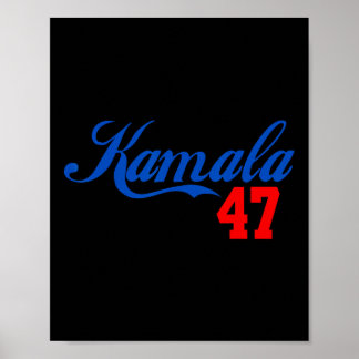 Niedlich Kamala Harris 47 Präsident USA Amerika 20 Poster
