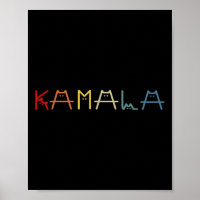 Niedlich Kamala Harris Cat Vintage Schrift Positiv
