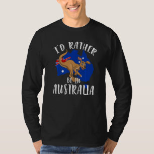 Niedlich Kangaroo Aussie Animal Australian Flag Au T-Shirt