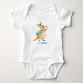 Niedlich Kangaroo - individueller Baby Name Jumpsu Baby Strampler