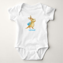 Niedlich Kangaroo - individueller Baby Name Jumpsu