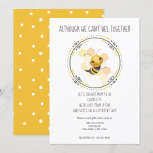 Niedlich kann Babydusche nicht per Post zusammenbr Einladung