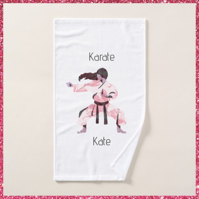 Niedlich Karate Girl Martial Arts Handtuch (Von Creator hochgeladen)