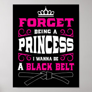 Niedlich Karate Girls Gift Karate Girl Poster