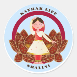 Niedlich Kathak Dance Sticker