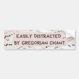 Niedlich-katholische Lateinmesse Gregorian Chant Autoaufkleber