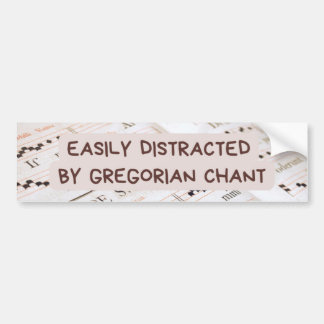 Niedlich-katholische Lateinmesse Gregorian Chant Autoaufkleber