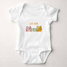 Niedlich Katzen Liebe Mama Kleinkind