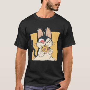 Niedlich Katzenkätzchen Pizza Katzen Kinder Mädche T-Shirt