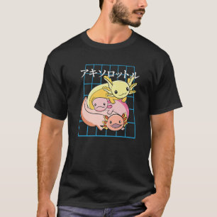 Niedlich Kawaii Anime Axolotl - Japanische Ästheti T-Shirt