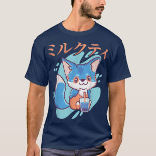 Niedlich Kawaii Anime FoMilk TeaJapanische Ästheti T-Shirt