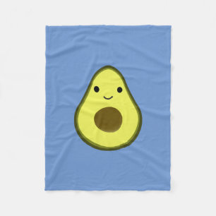 Niedlich Kawaii Avocado Fleecedecke