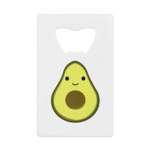 Niedlich Kawaii Avocado Geldbeutel Flaschenöffner