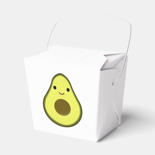 Niedlich Kawaii Avocado Geschenkschachtel (Vorderseite)