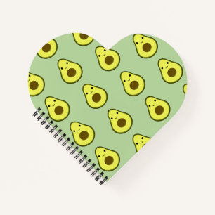 Niedlich Kawaii Avocado Notizbuch