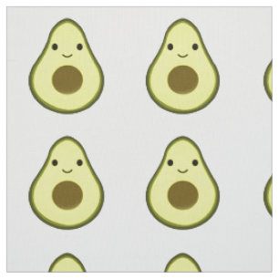 Niedlich Kawaii Avocado Stoff